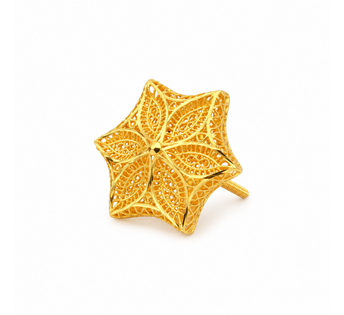 The Jenya Bloom Gold Stud