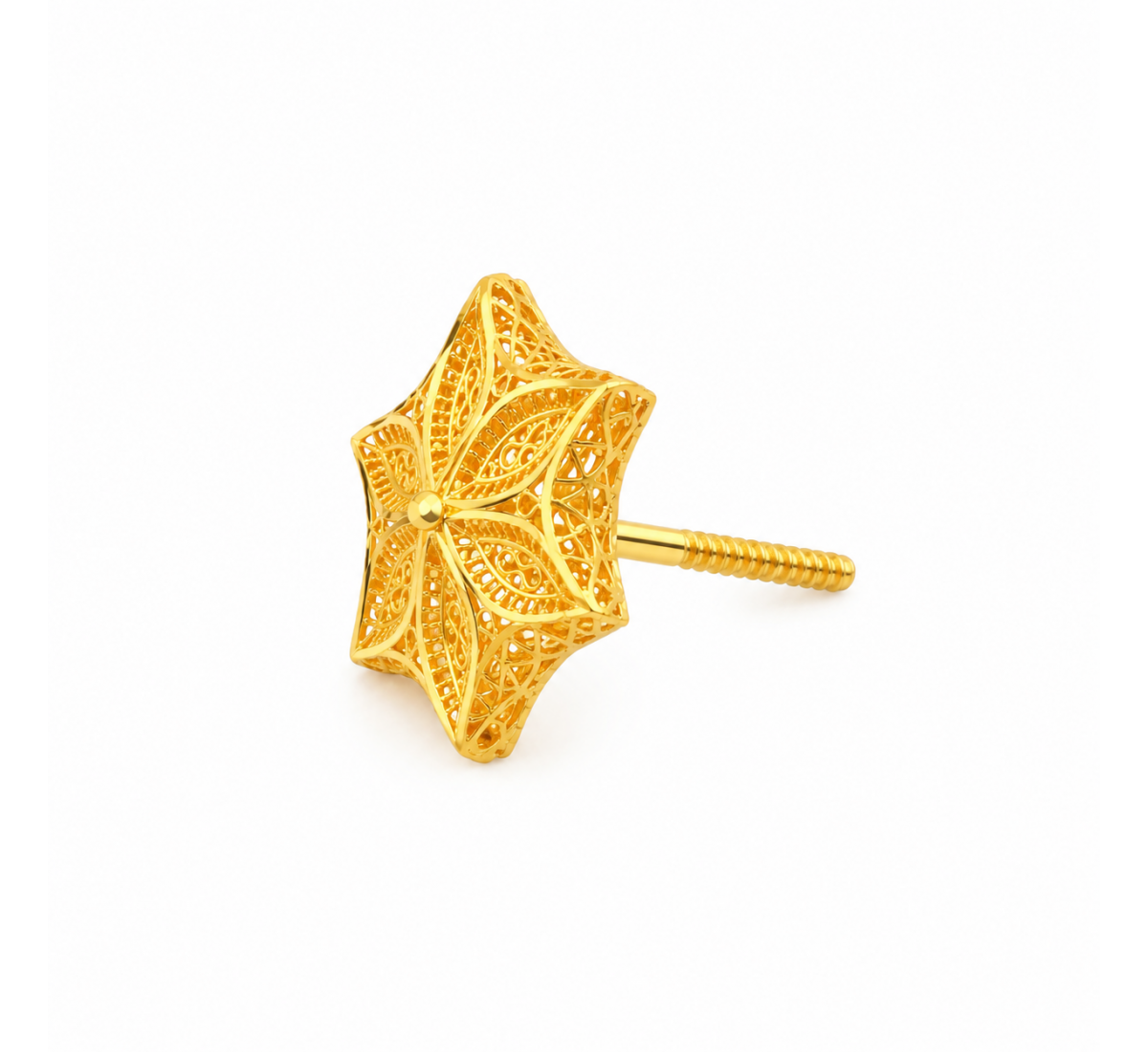 The Jenya Bloom Gold Stud