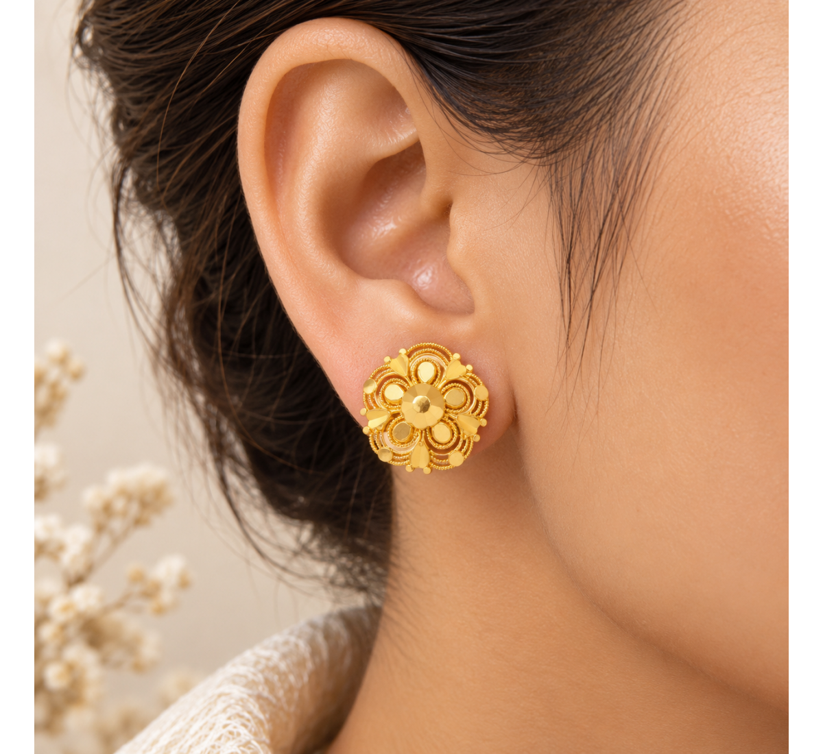 Erica Array Azva Gold Stud