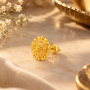 Adorn Bloom Gold Stud