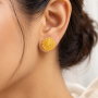 Adorn Bloom Gold Stud