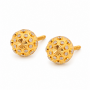 Azva Flutter Gold Stud