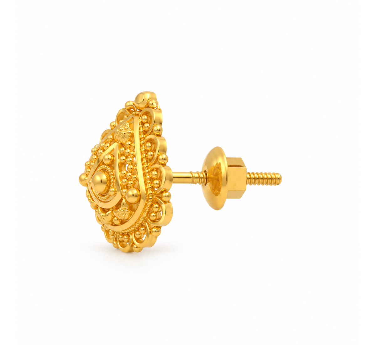 The Bloom Ambrosia Gold Stud