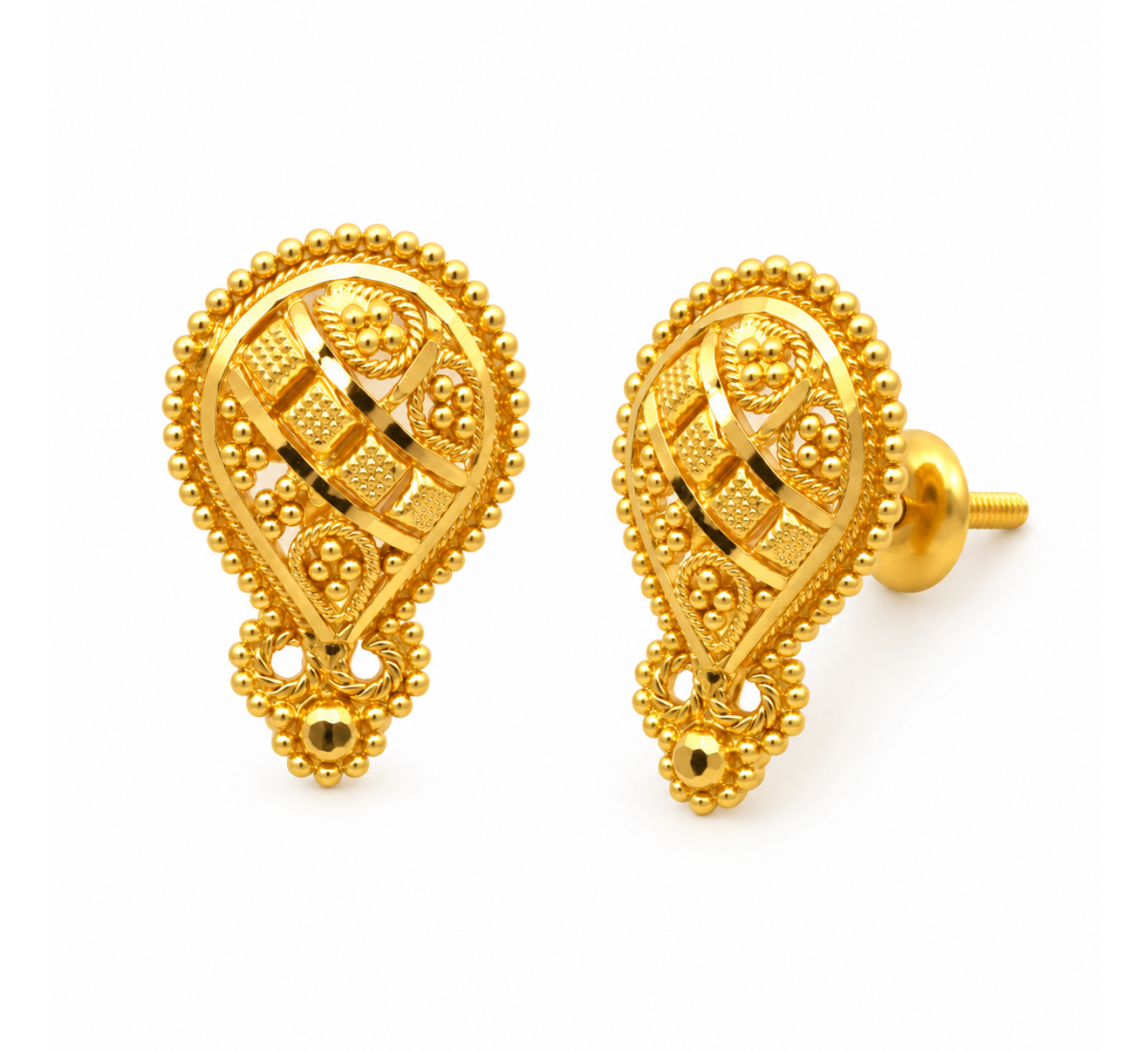 The Callie Azva Gold Stud