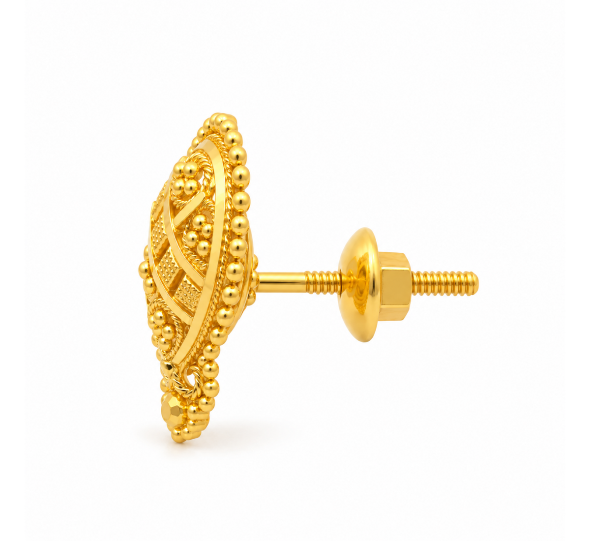 The Callie Azva Gold Stud