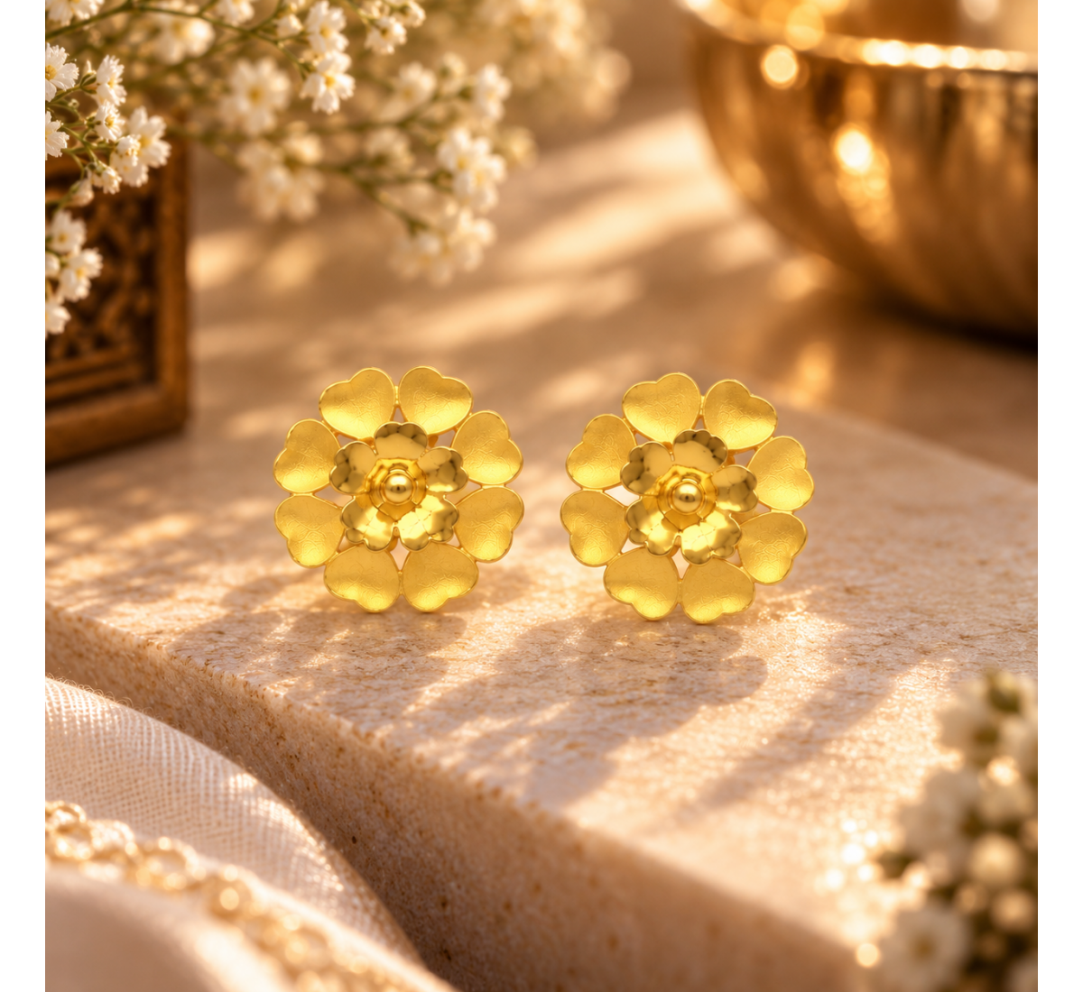 Alyne Cygnus Gold Stud