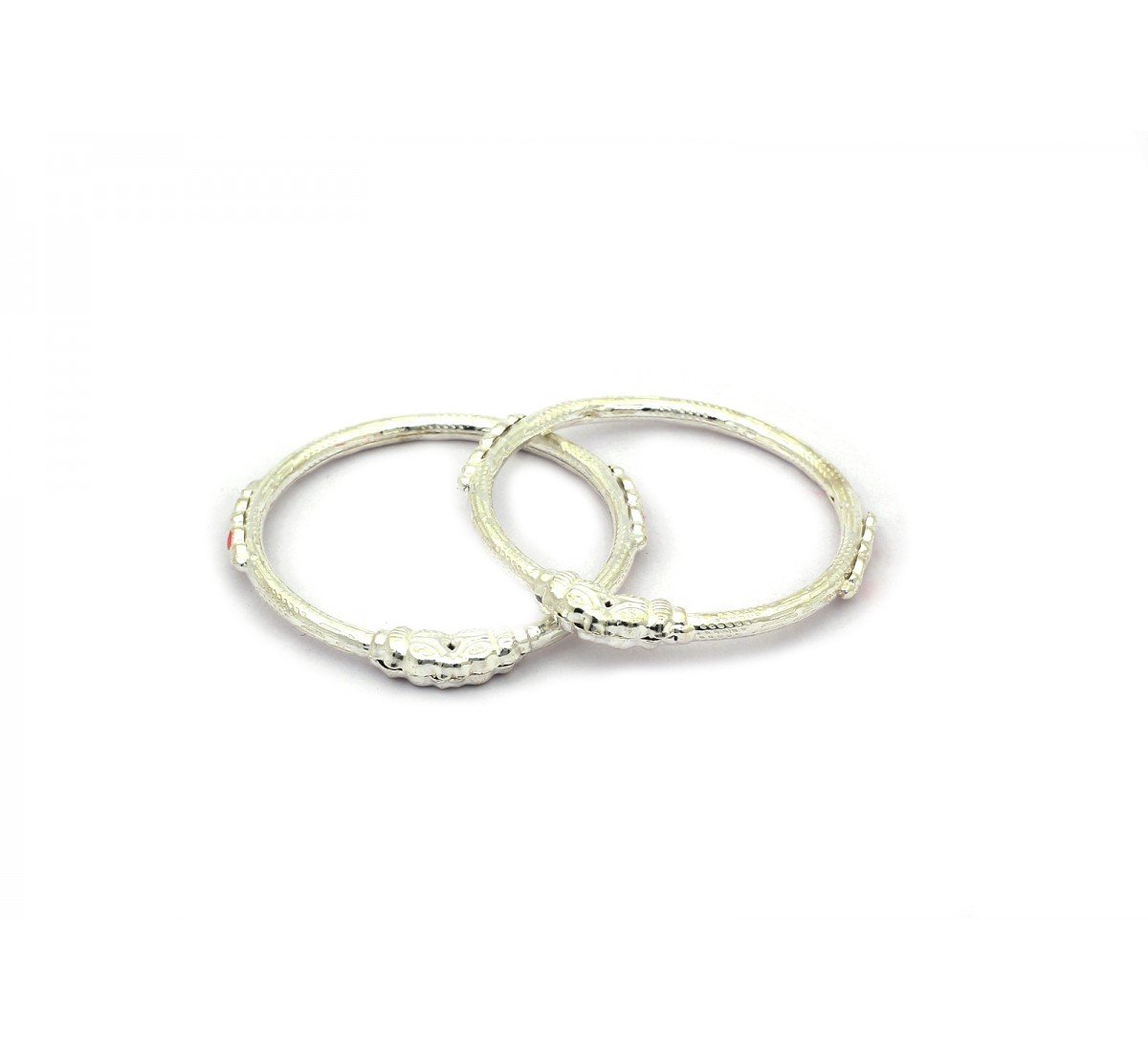 Ovate Adele Silver Baby Kada