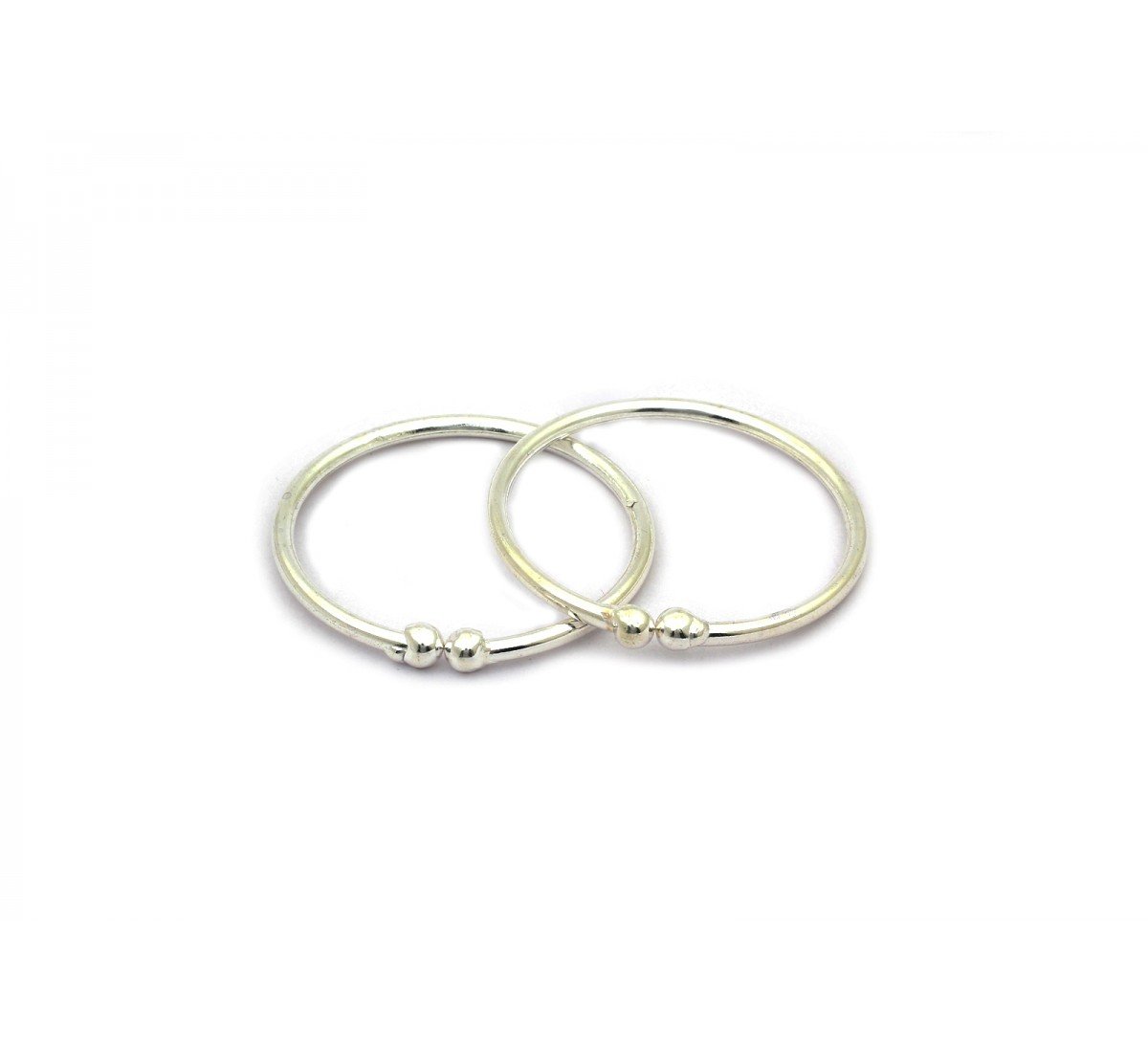 Karika Lattice Silver Baby Kada