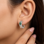 Alios Adore Silver Hoops