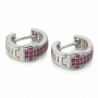 Karika Haze Silver Hoops