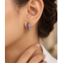 Karika Haze Silver Hoops