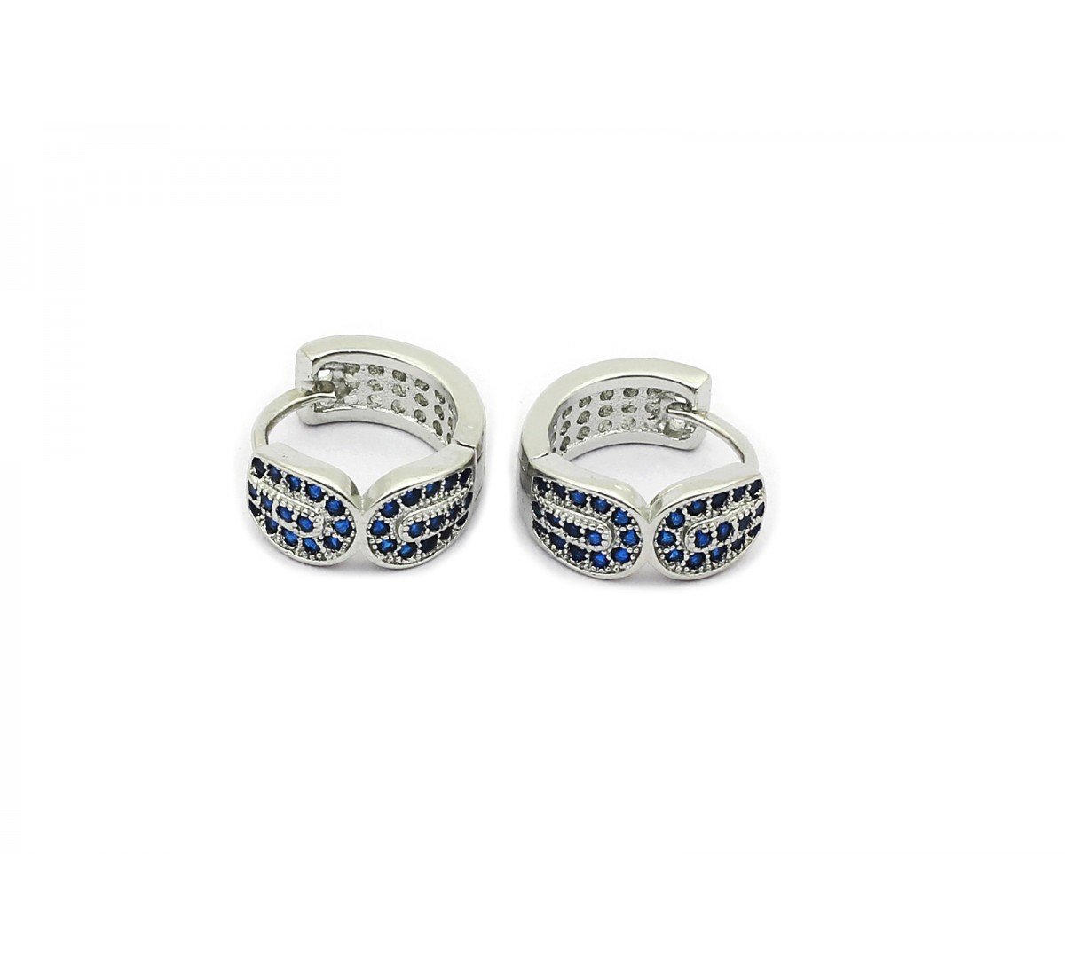 Bhuvi Urban Silver Hoops